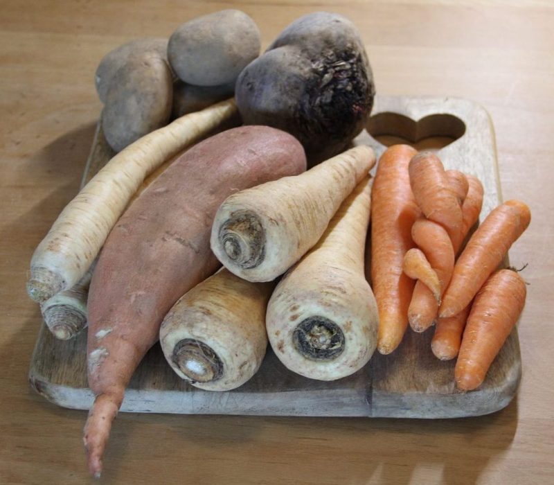Wurzelen Pastinake Petersilienwurzel Karotten Rote Beete Süßkartoffeln Kartoffeln